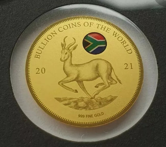 KRÜGERRAND / SPRINGBOCK 2021 - GOLDMÜNZE