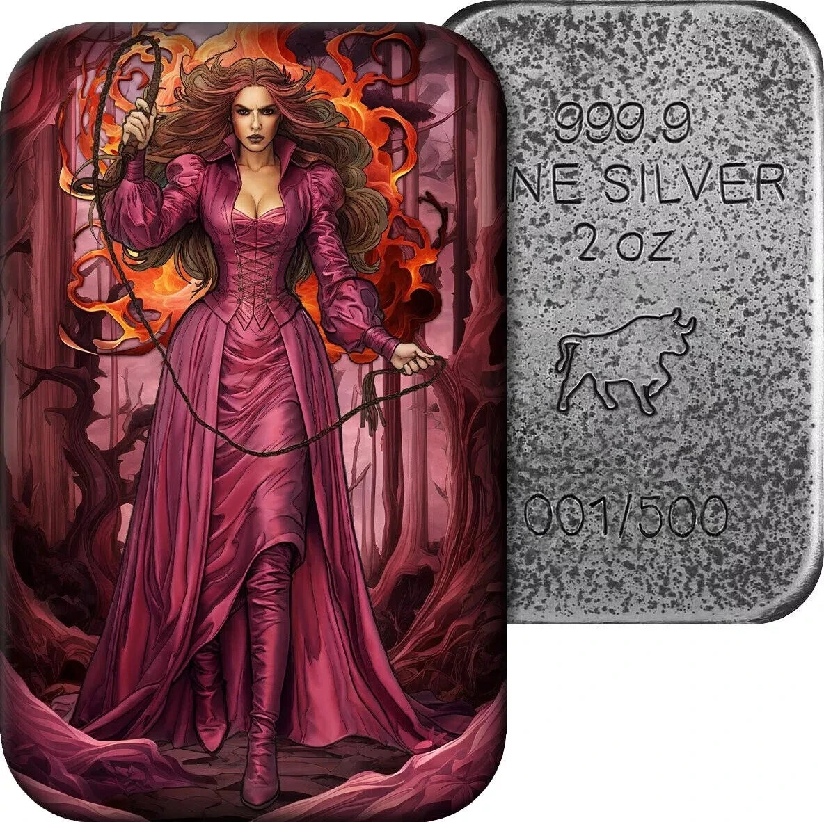7 x 2 UNZEN SILBER - DIE 7 TODSÜNDEN - KOMPLETT SET - SILBERBARREN