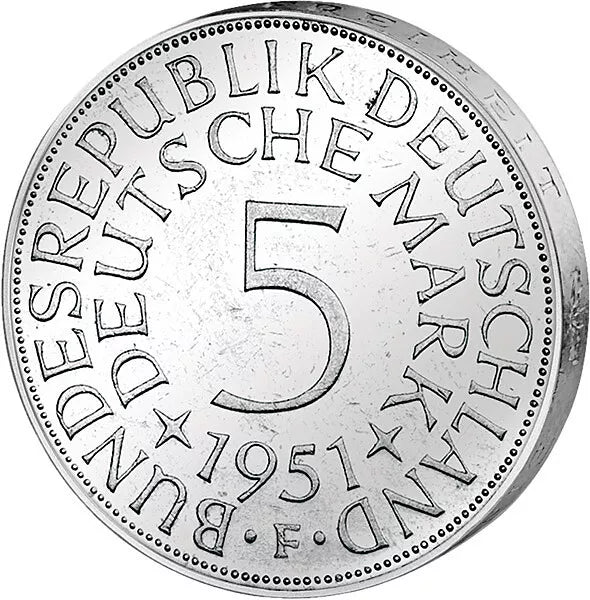 5 DM MÜNZE / MARK / BRD - SILBER - SILBERADLER - SILBERMÜNZE