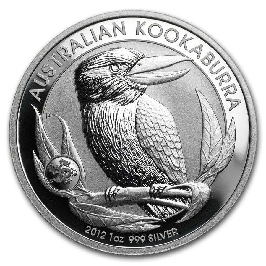 1 UNZE 999 SILBER - KOOKABURRA - PRIVY LUNAR DRACHE 2012 - SILBERMÜNZE
