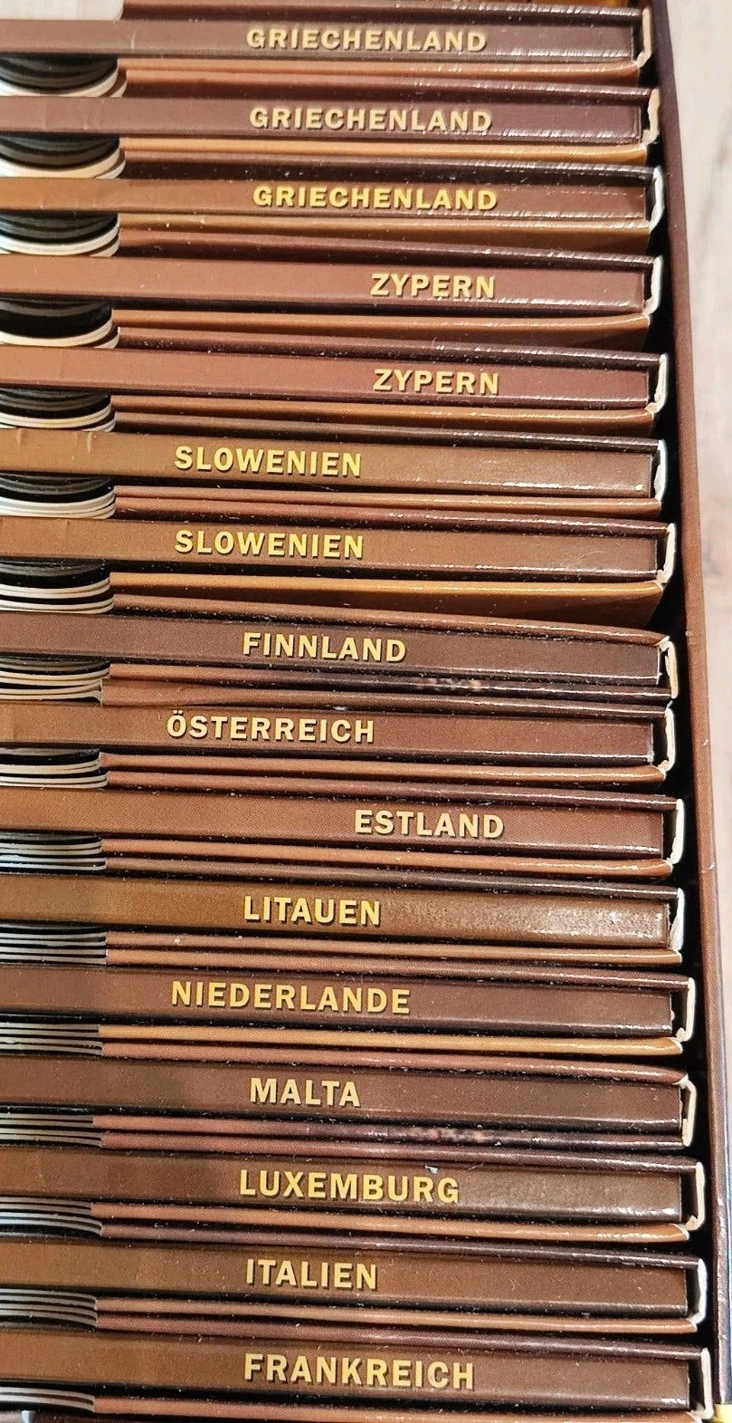 16 KMS - VOR EURO & EURO MÜNZEN - EUROPA - 24 KARAT VERGOLDET