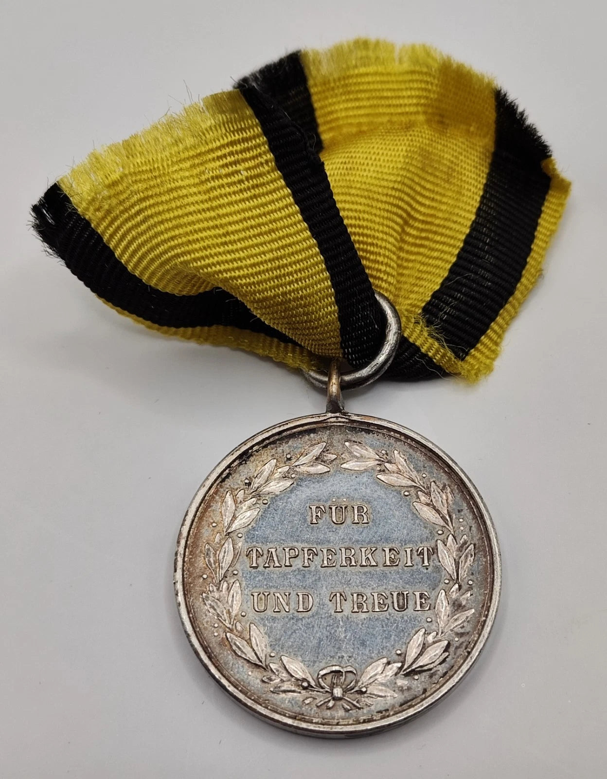 SILBER TAPFERKEITSMEDAILLE - WÜRTTEMBERG - WILHELM II. - ORDEN