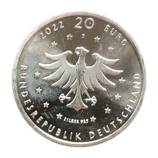 20 Euro Silbermünze - BRD - Rumpelstilzchen 2022 - koloriert