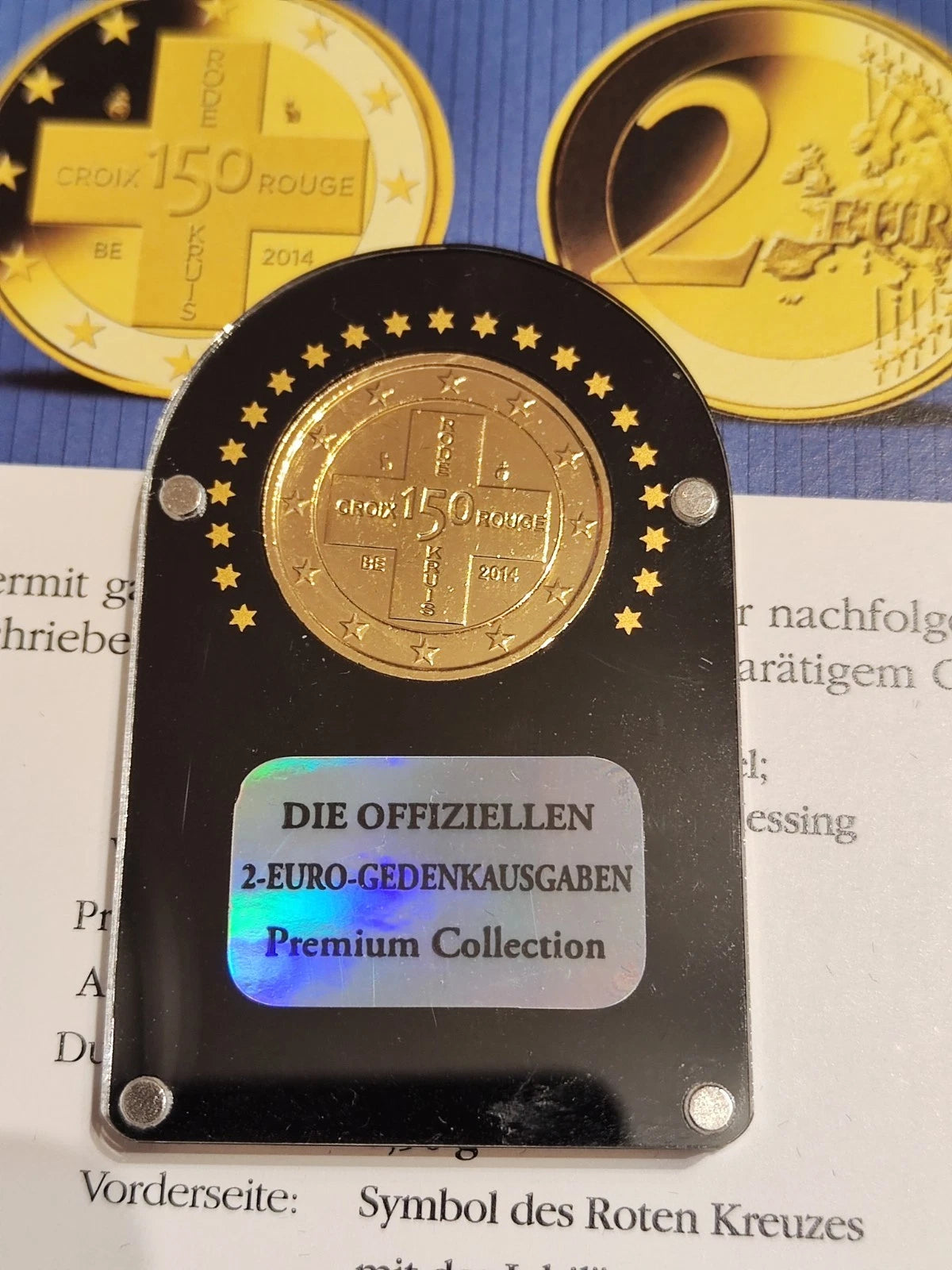 26 x 2 Euro Münzen - Europa - Premium Ausgabe - 24 Karat Gold vergoldet