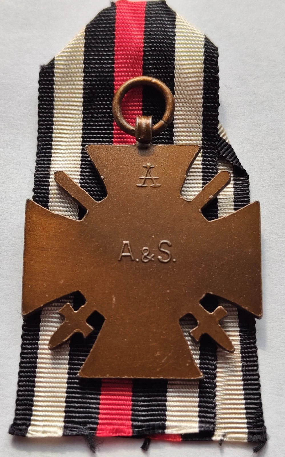 1 x FRONTKÄMPFERKREUZ 1914/1918 - AM BAND - ORDEN