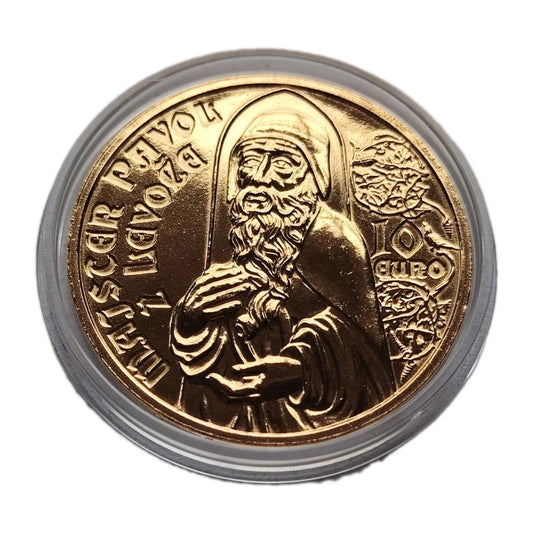 10 Euro Münze - Slowakei - Paul von Leutschau 2012 - 24 Karat vergoldet
