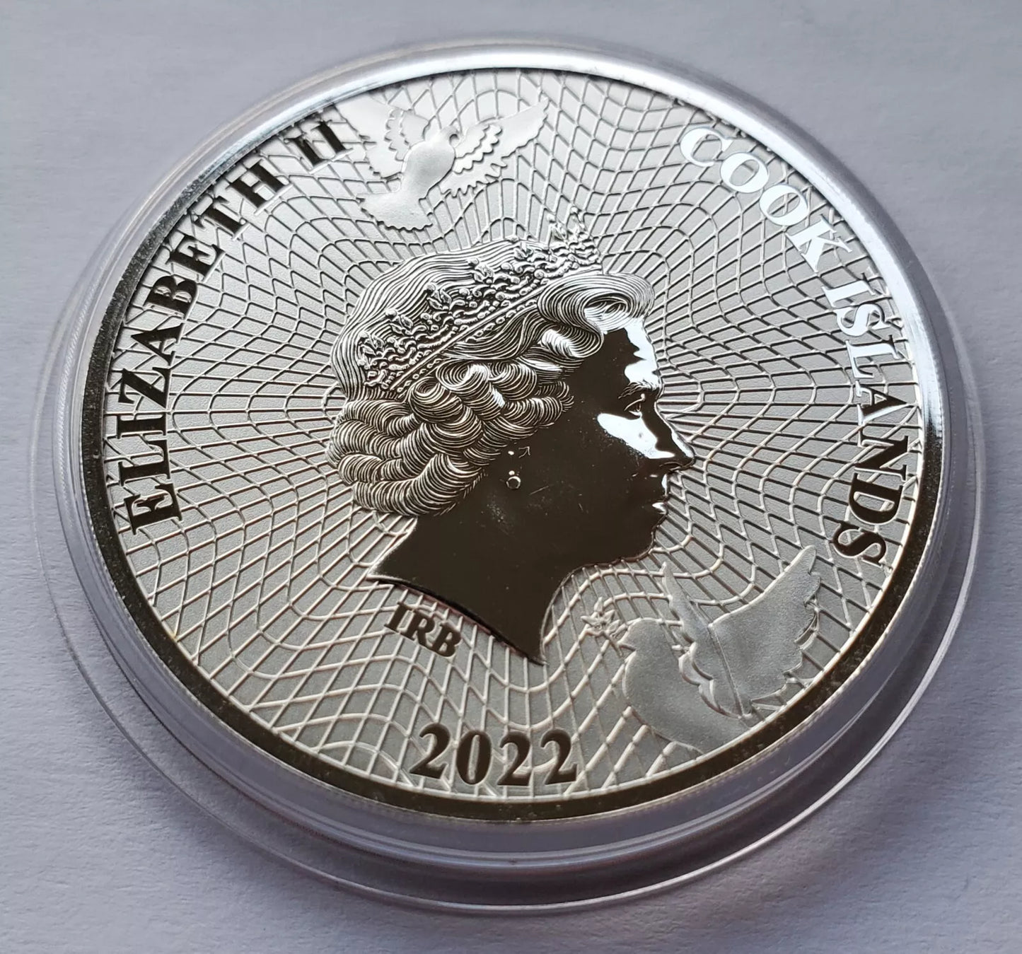 1 UNZE SILBER - FRIEDENSTAUBE - SILBERMÜNZE