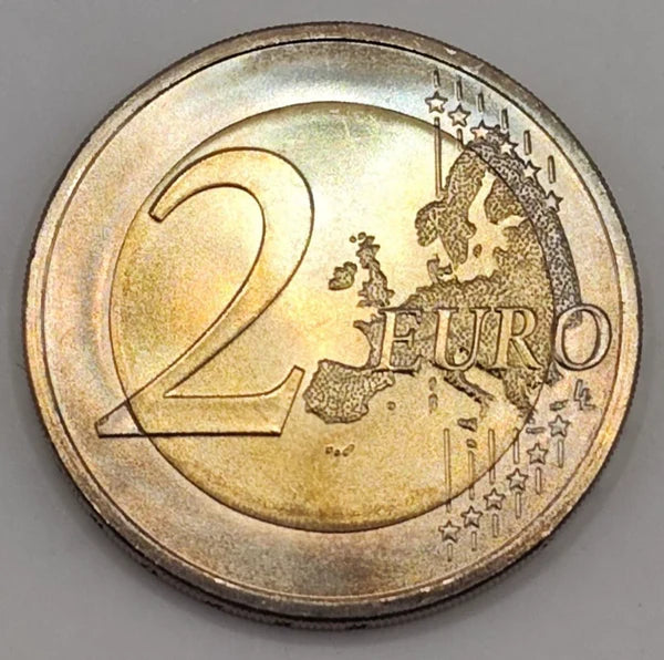 2 Euro Münze - Spanien - Kathedrale von Cordoba 2010 - koloriert