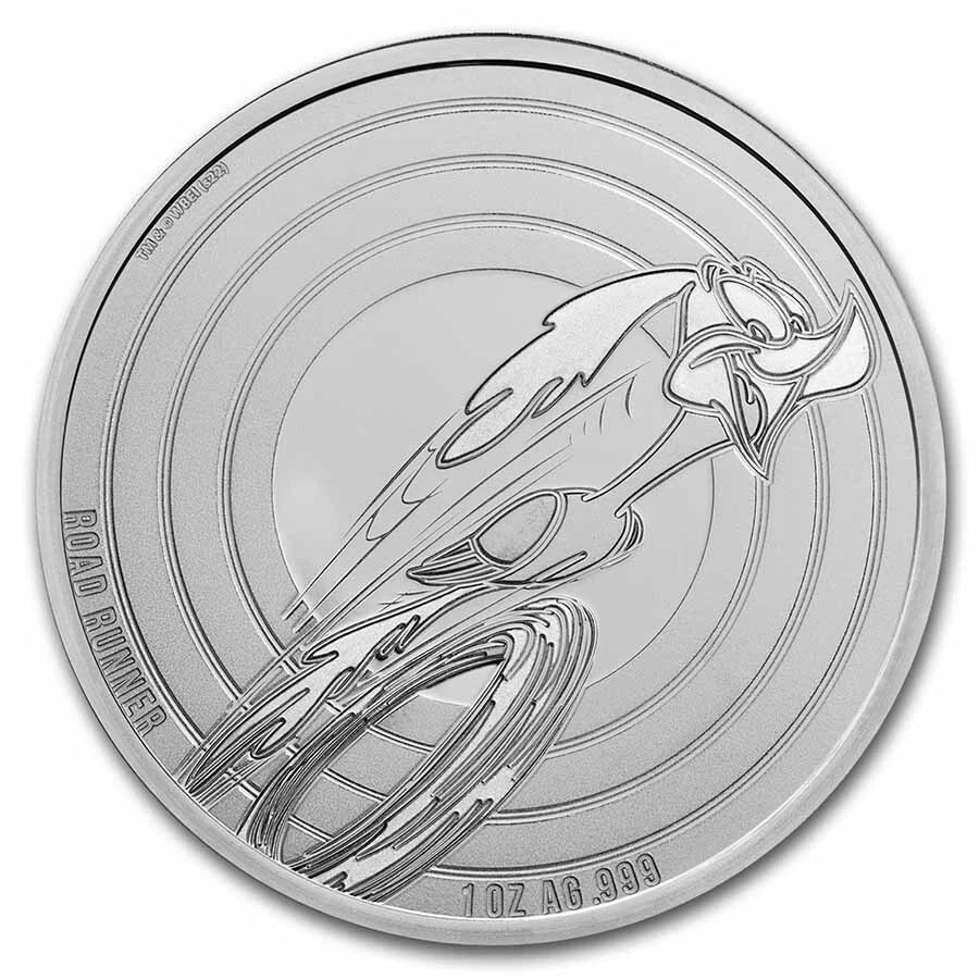 1 UNZE SILBER - LOONEY TUNES / ROADRUNNER - SILBERMÜNZE
