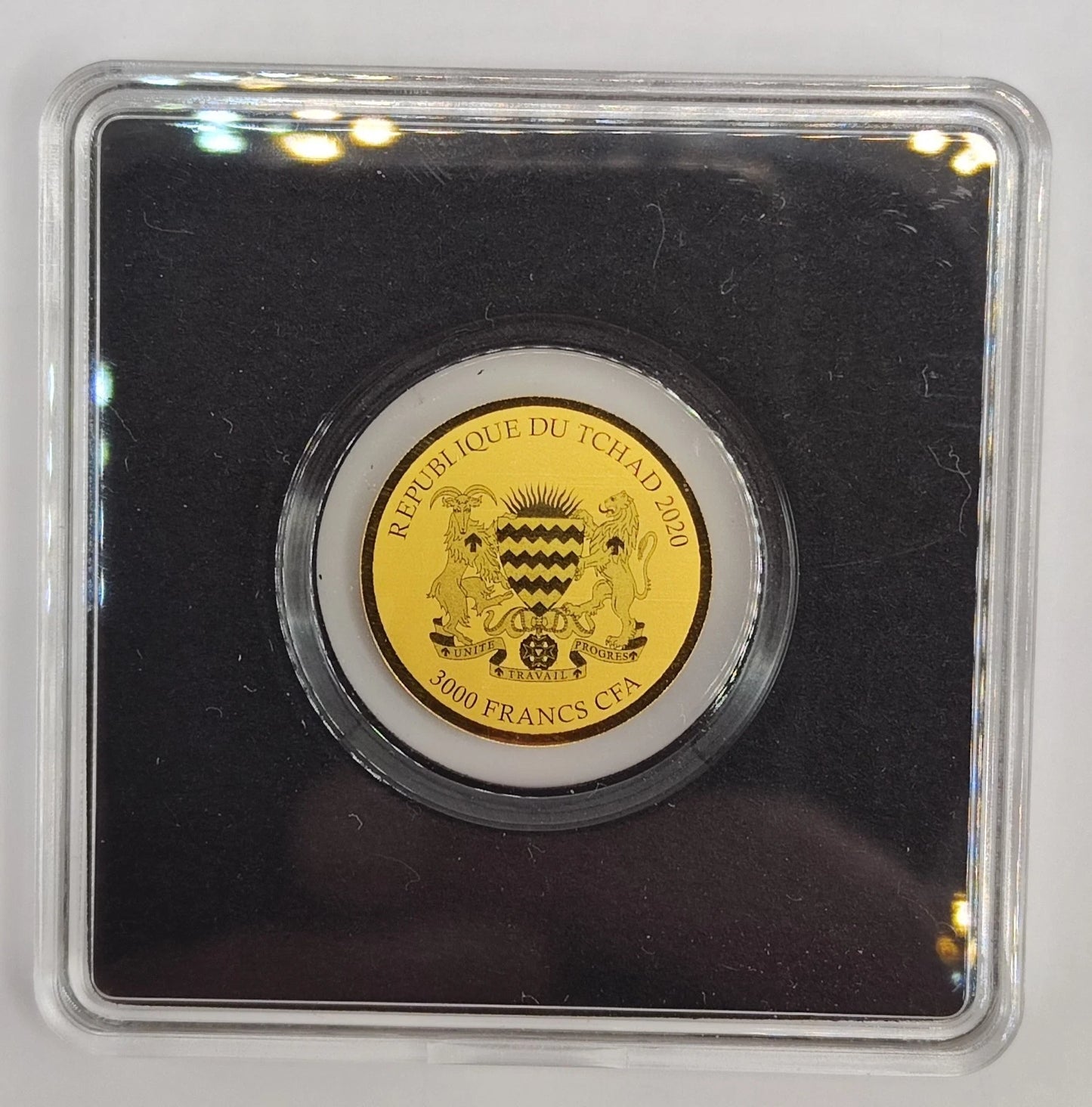 1/500 UNZE GOLD - PLANET ERDE - KOLORIERT - GOLDMÜNZE