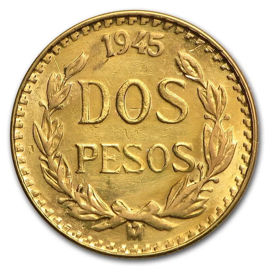 2 PESOS - MEXIKO - GOLDMÜNZE