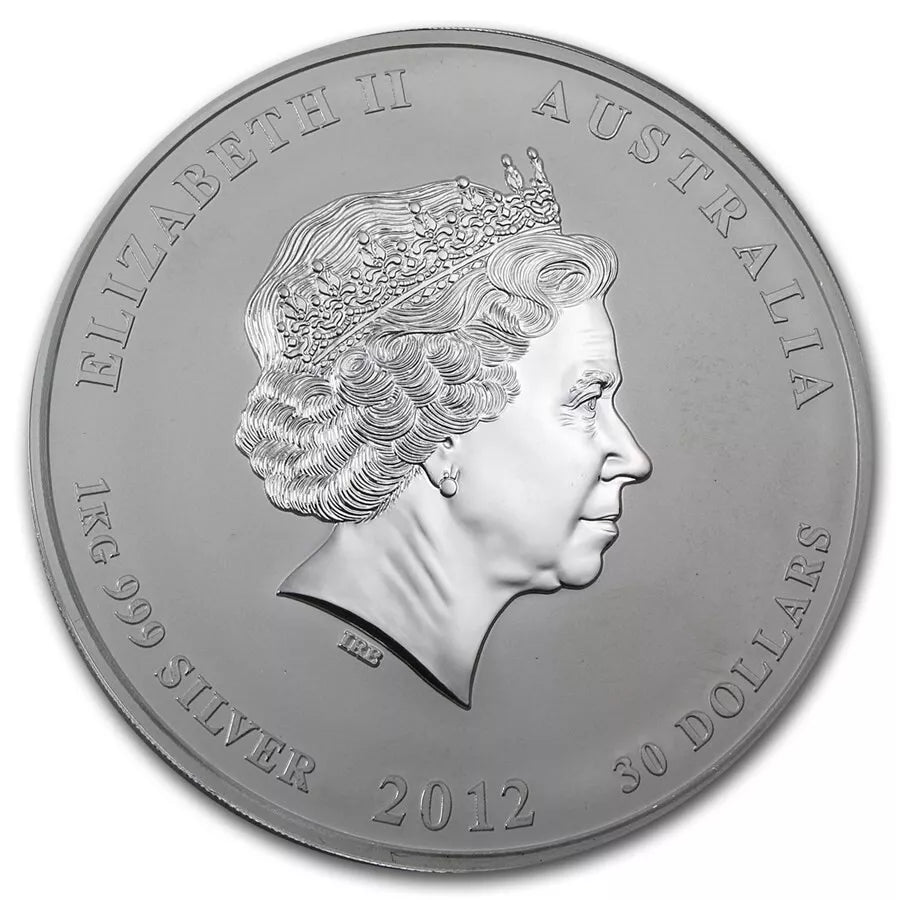 1 KILO SILBER - LUNAR DRACHE 2012 - SILBERMÜNZE
