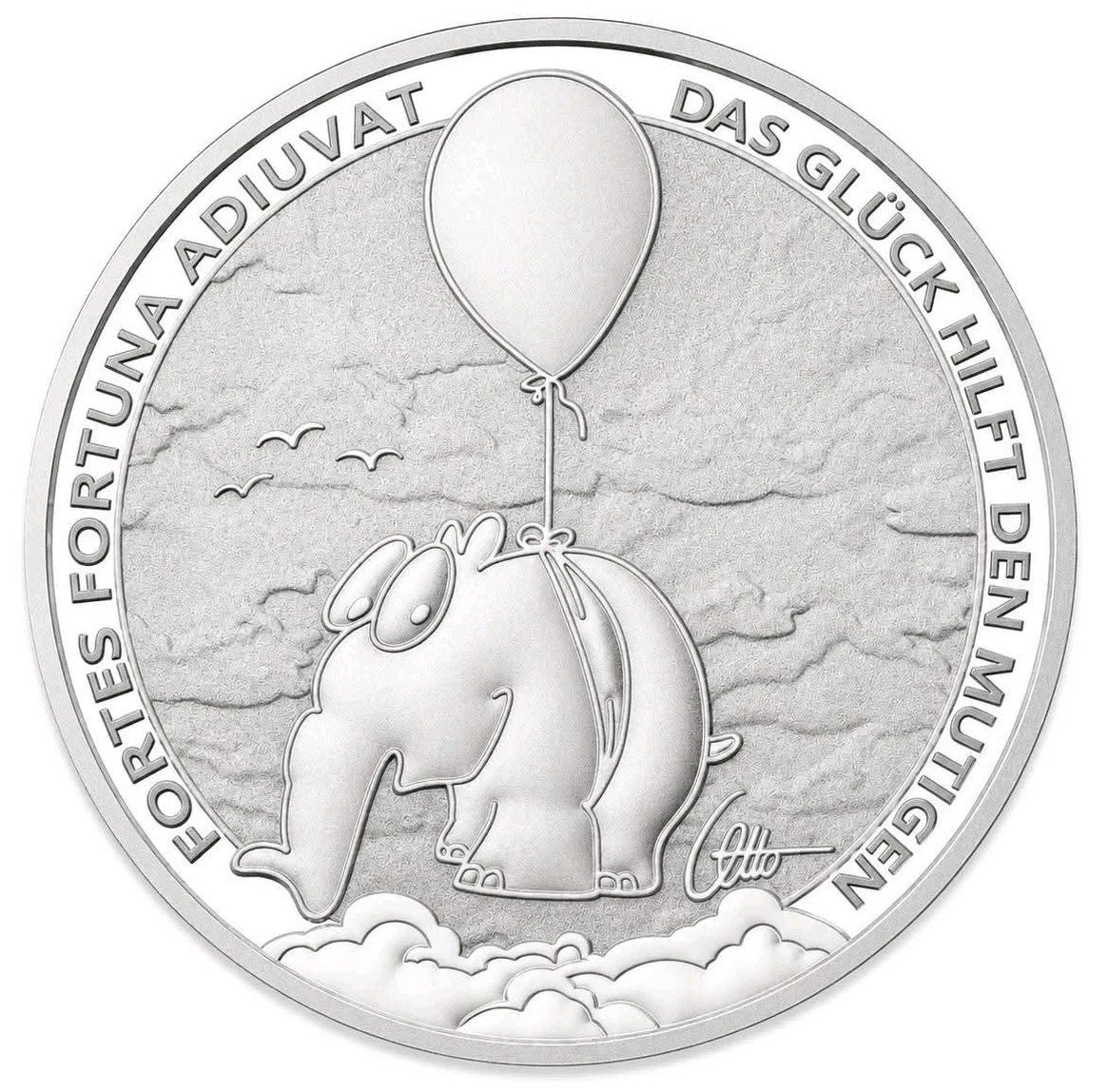 1 UNZE 999 SILBER - OTTIFANT / VON OTTO - SILBERMÜNZE