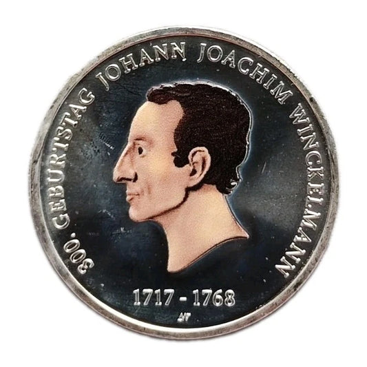 20 Euro Silbermünze - BRD - Johann Joachim 2017 - koloriert