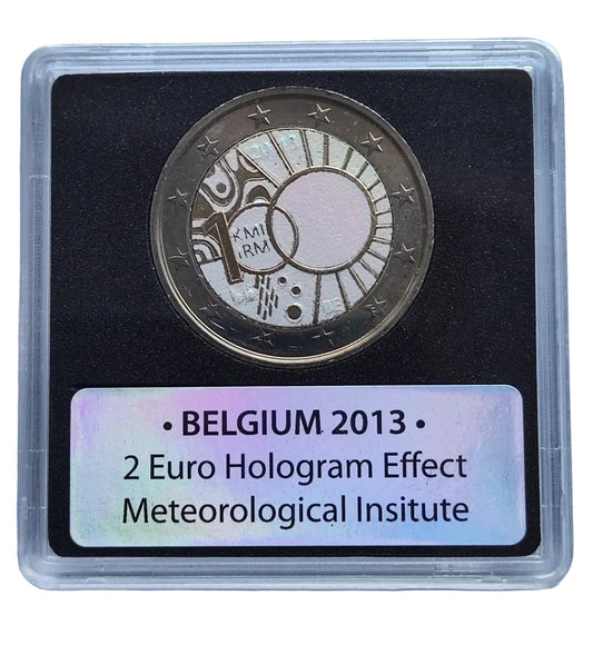 2 Euro Münze - Belgien 2013 - Hologramm Effekt