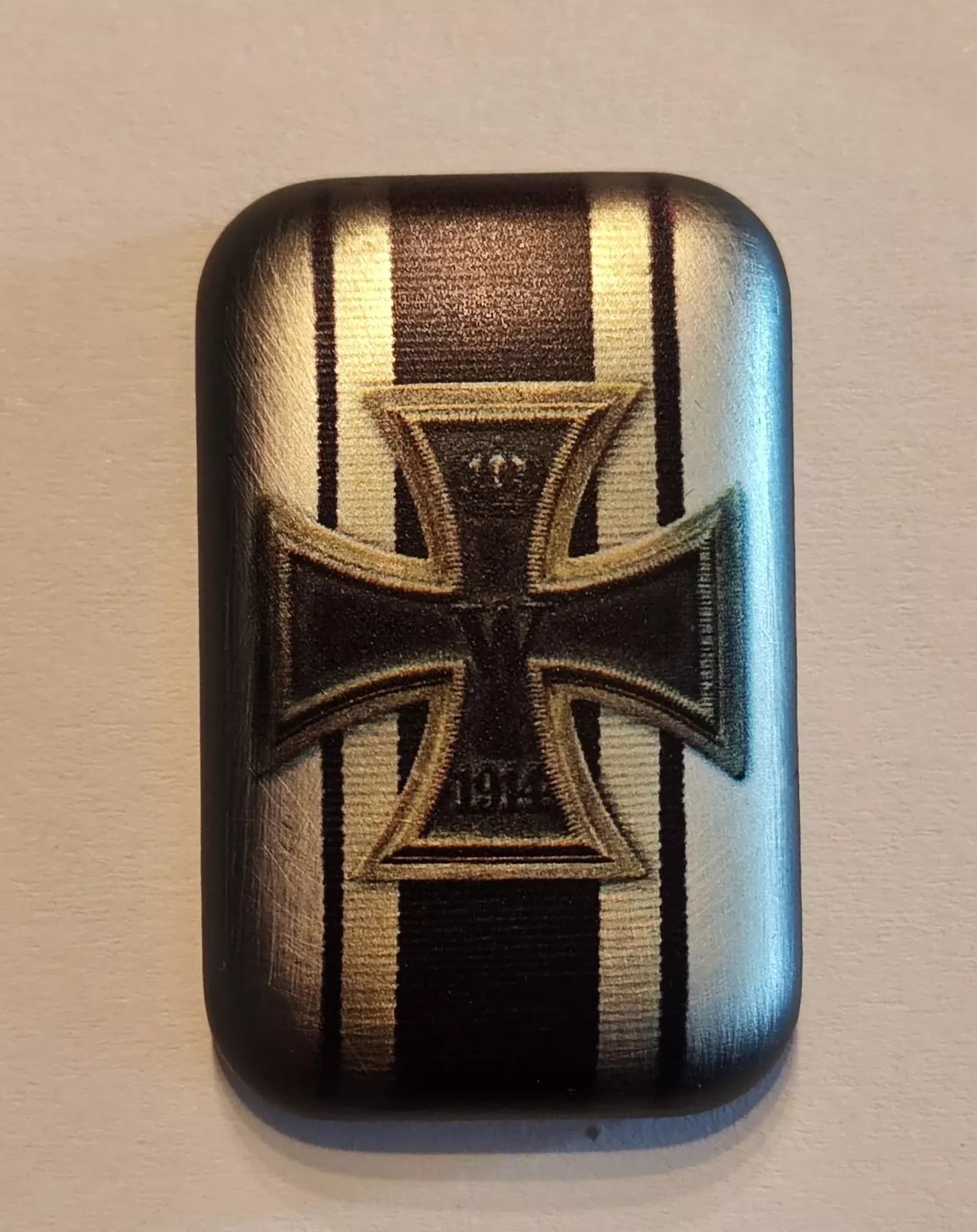 2 UNZEN 999 SILBER - EISERNES KREUZ 1914 - NUR 100 STÜCK - KOLORIERT - SILBERBARREN