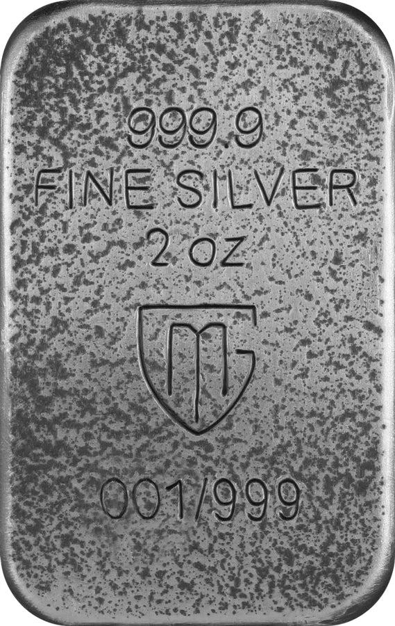2 UNZEN SILBER - GOTT DER MEERE NJÖRD / WIKINGER - KOLORIERT - ANTIK FINISH - SILBERBARREN