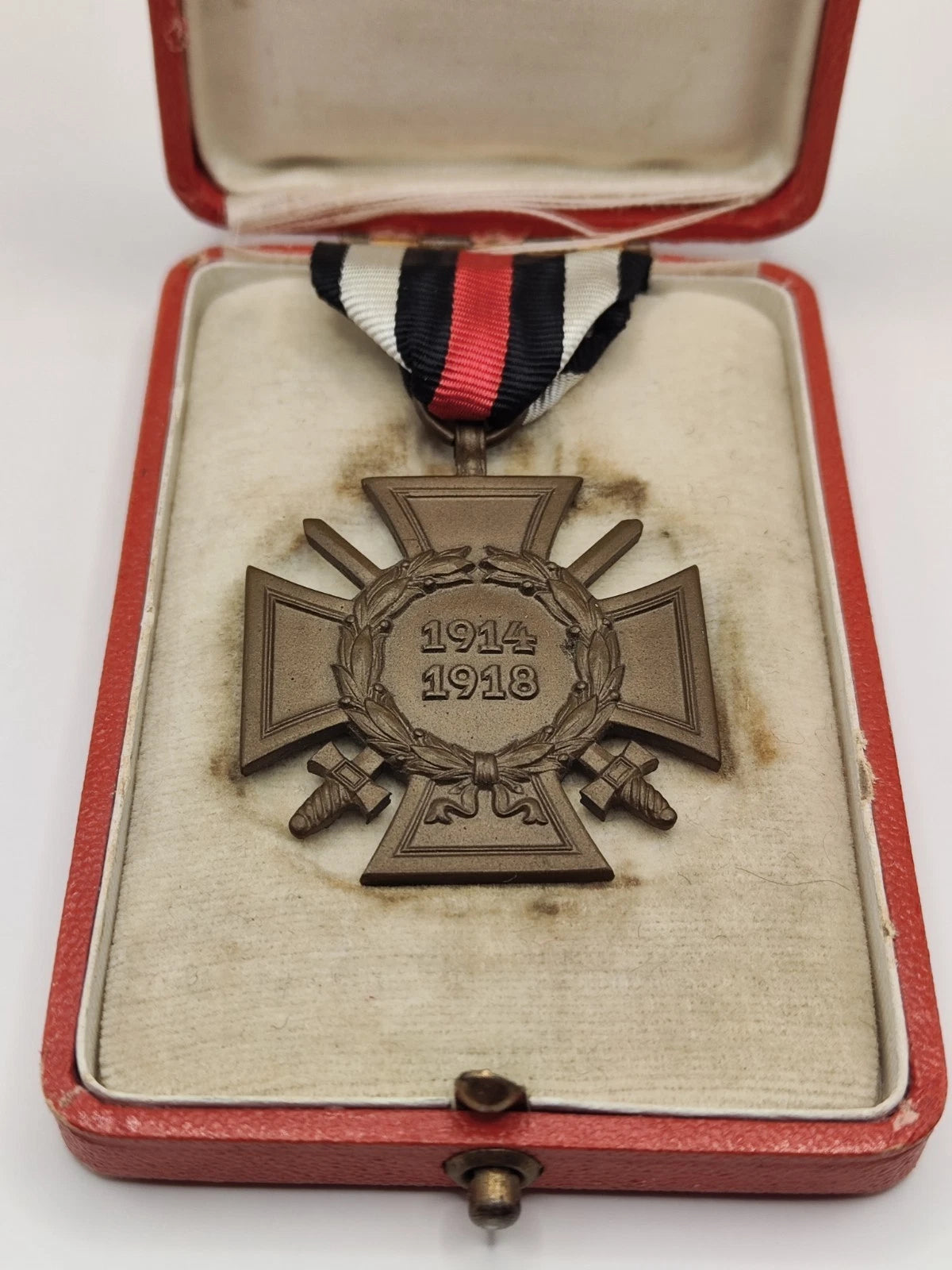 FRONTKÄMPFERKREUZ - ORDEN - ERSTER WELTKRIEG - IM ORIGINL ETUI