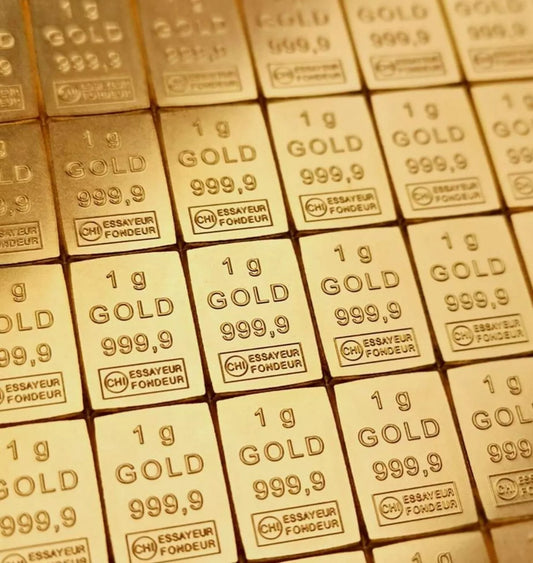 1 GRAMM GOLDBARREN - DIVERSE HERSTELLER
