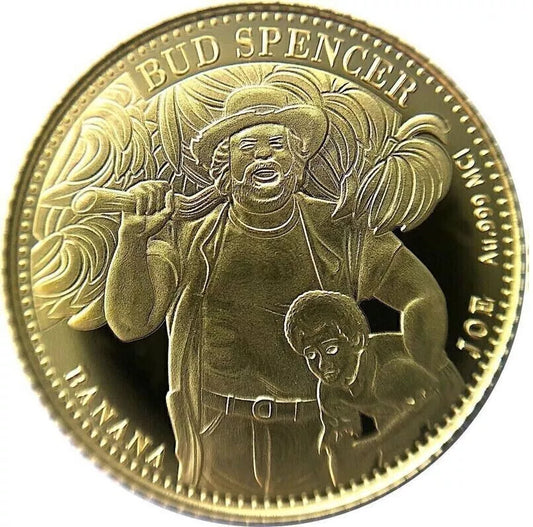 BUD SPNECER / BANANA JOE - GOLDMÜNZE - SEHR SELTEN