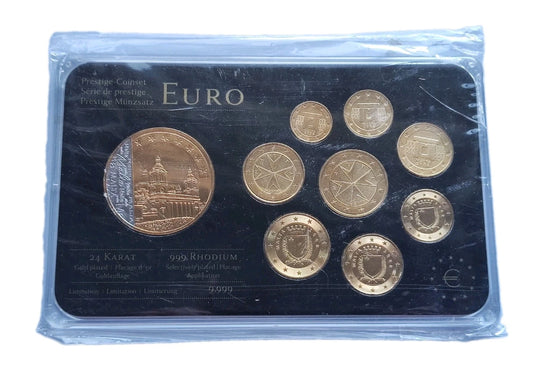 EURO KMS MÜNZEN - MALTA - 24 KARAT VERGOLDET