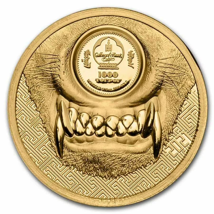 1/10 UNZE GOLD - MYSTIC WOLF - ULTRA HIGH RELIEF - NUR 999 STÜCK - GOLDMÜNZE