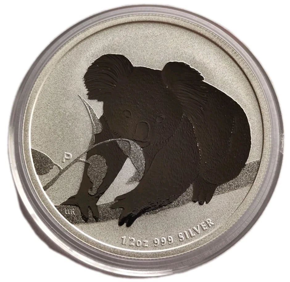 1/2 UNZE SILBER - KOALA BÄR 2010 - SILBERMÜNZE - SELTEN