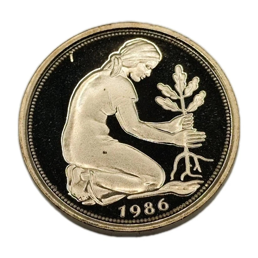 50 PFENNIG MÜNZE - BRD - POLIERTE PLATTE