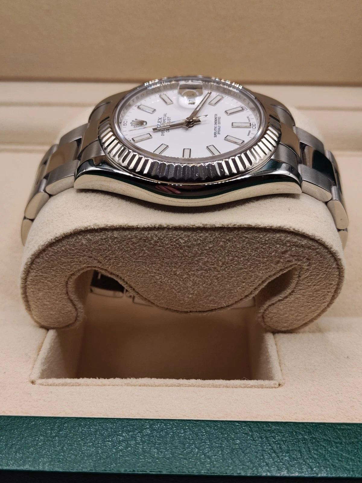 Rolex Datejust II - mit 750 Weißgold Lünette - 41mm - Automatik Uhr