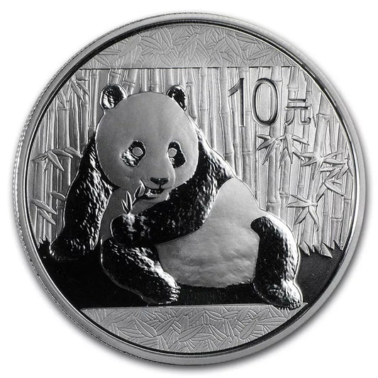 1 UNZE 999 SILBER - CHINA PANDA 2015 - SILBERMÜNZE
