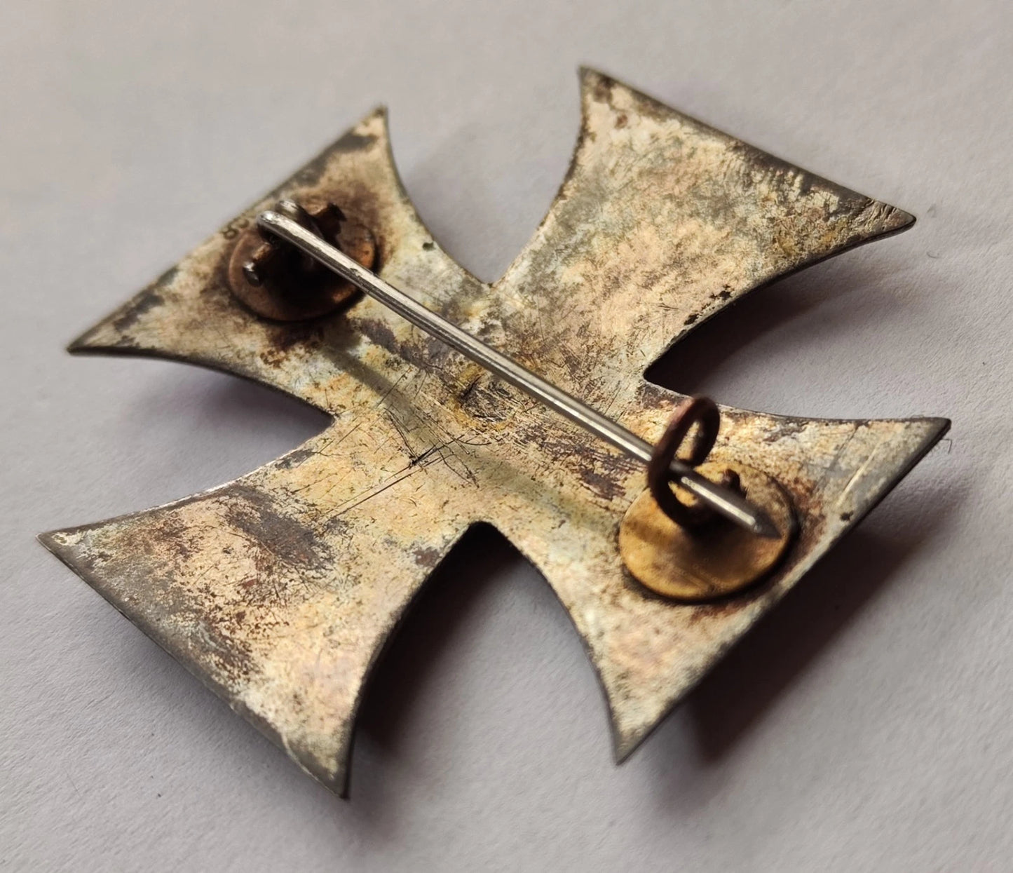 EISERNES KREUZ - 1. KLASSE 1914 - 800 SILBER - GEWÖLBT - ORDEN