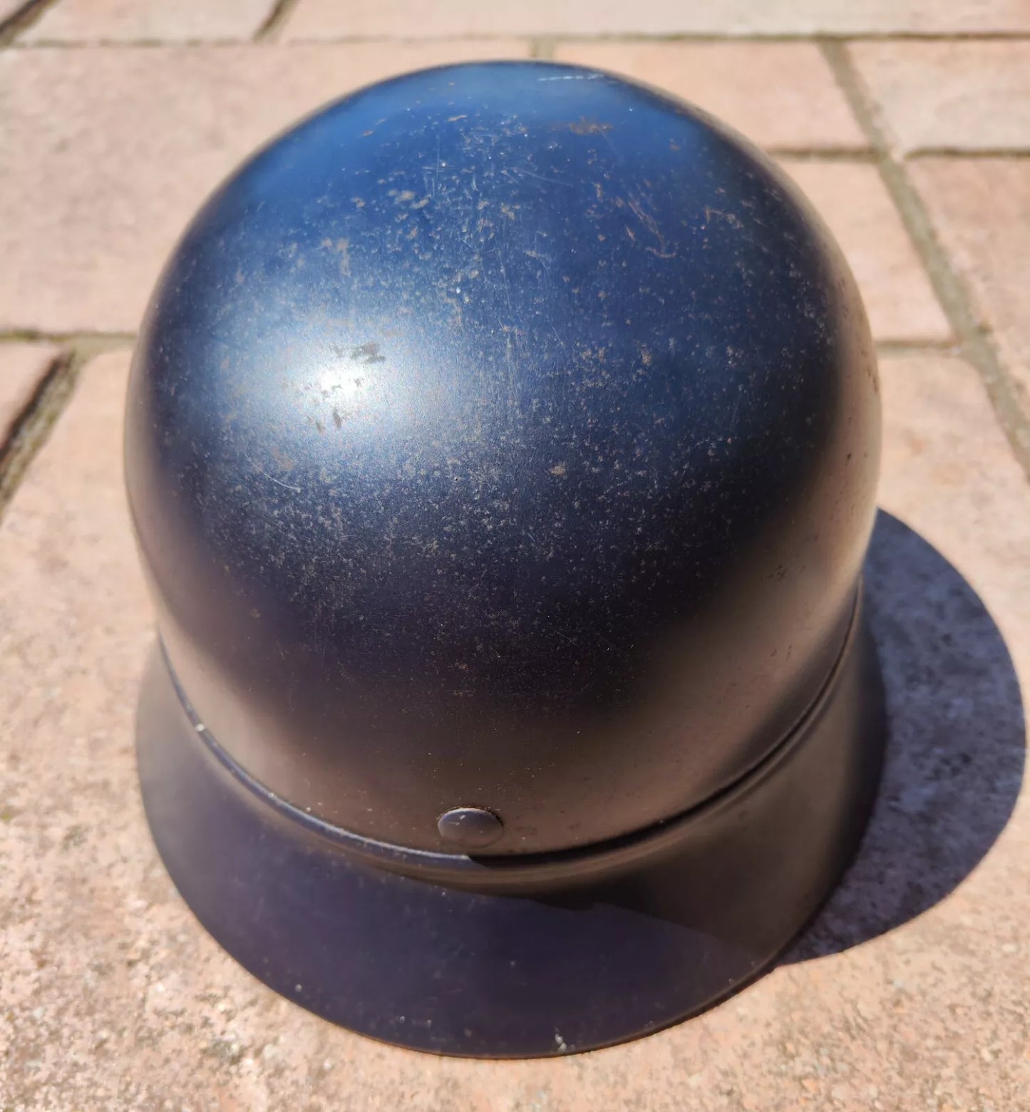 ORIGINALER M40 LUFTSCHUTZ HELM / STAHLHELM - WK II - WEHRMACHT - GUTER ZUSTAND
