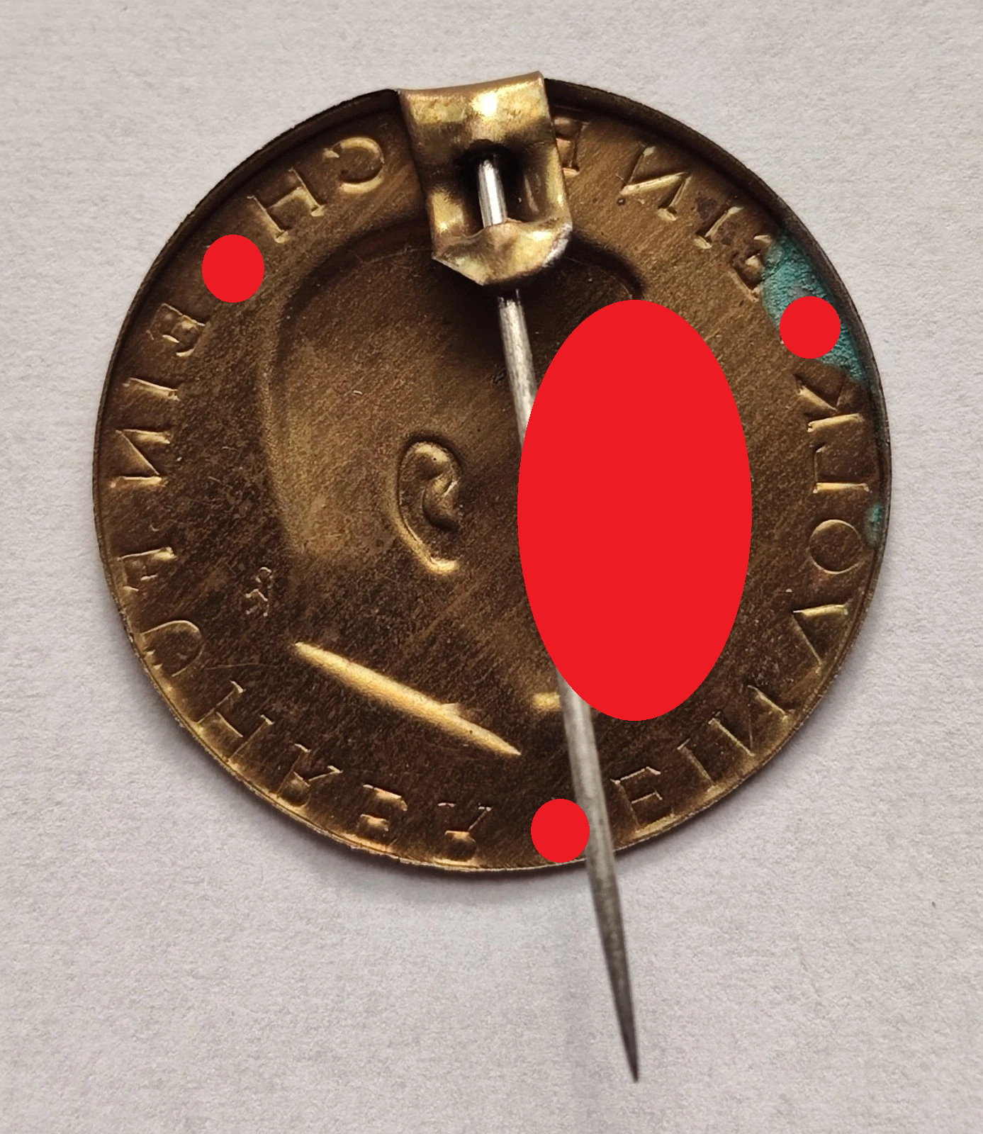 ABZEICHEN ADOLF HITLER - PIN - ORDEN