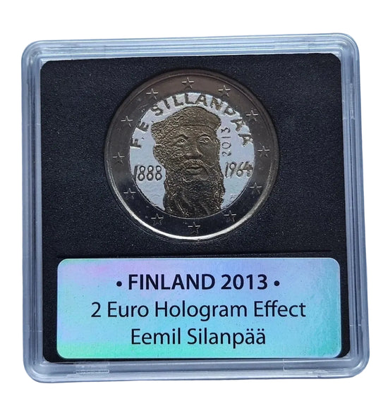 2 Euro Münze - Finnland 2013 - Hologramm Effekt