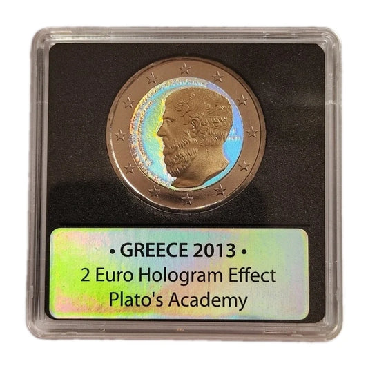 2 Euro Münze - Griechenland 2013 - Hologramm Effekt