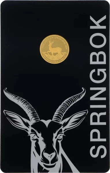 1/100 UNZE GOLD - KRÜGERRAND / SPRINGBOCK 2026 - GOLDMÜNZE