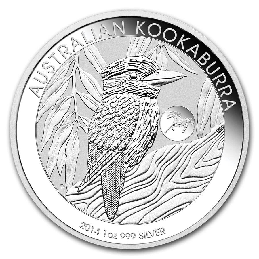 1 UNZE 999 SILBER - KOOKABURRA - PRIVY LUNAR PFERD 2014 - SILBERMÜNZE