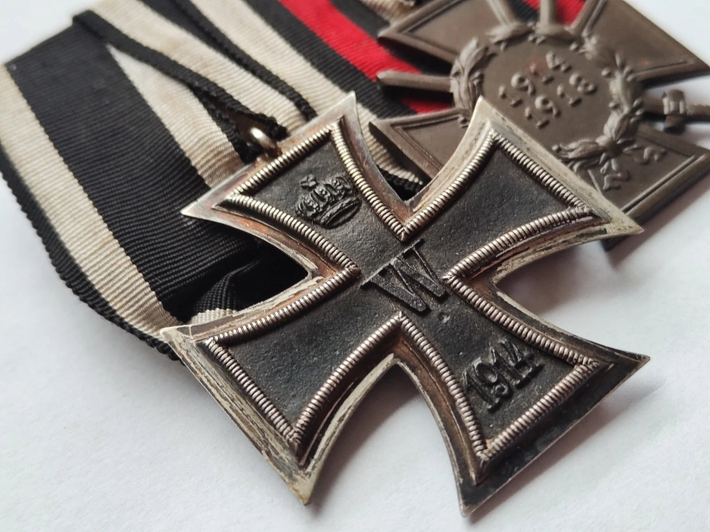 2 ORDEN - EISERNES & FRONTKÄMPFER KREUZ - SPANGE