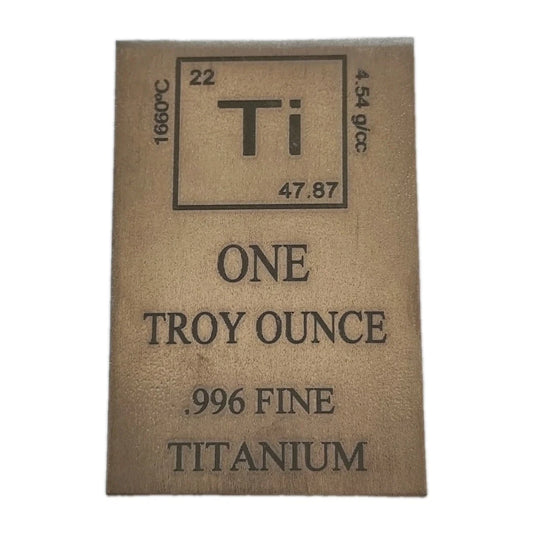 1 UNZE TITANIUM BARREN