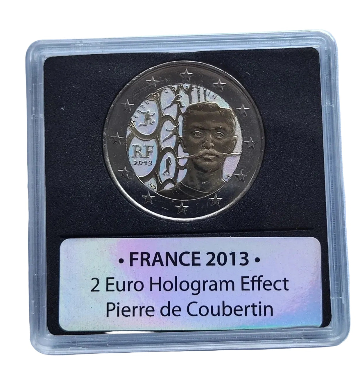 2 Euro Münze - Frankreich 2013 - Hologramm Effekt