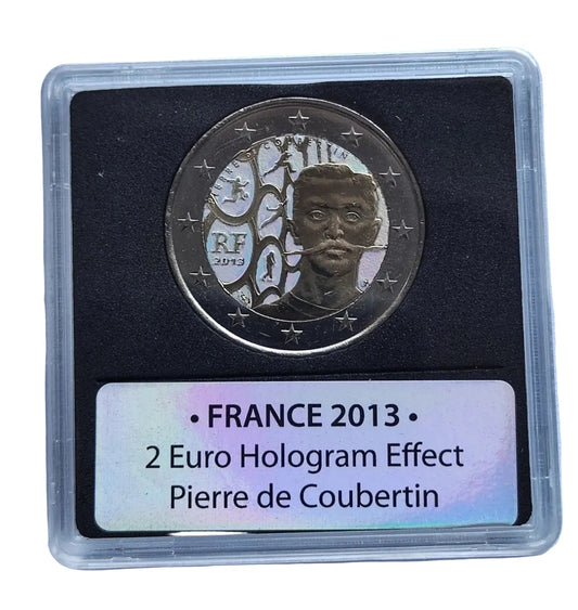 2 Euro Münze - Frankreich 2013 - Hologramm Effekt