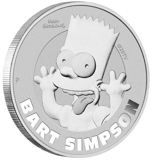 1 UNZE 999 SILBER - BART / THE SIMPSONS - SILBERMÜNZE