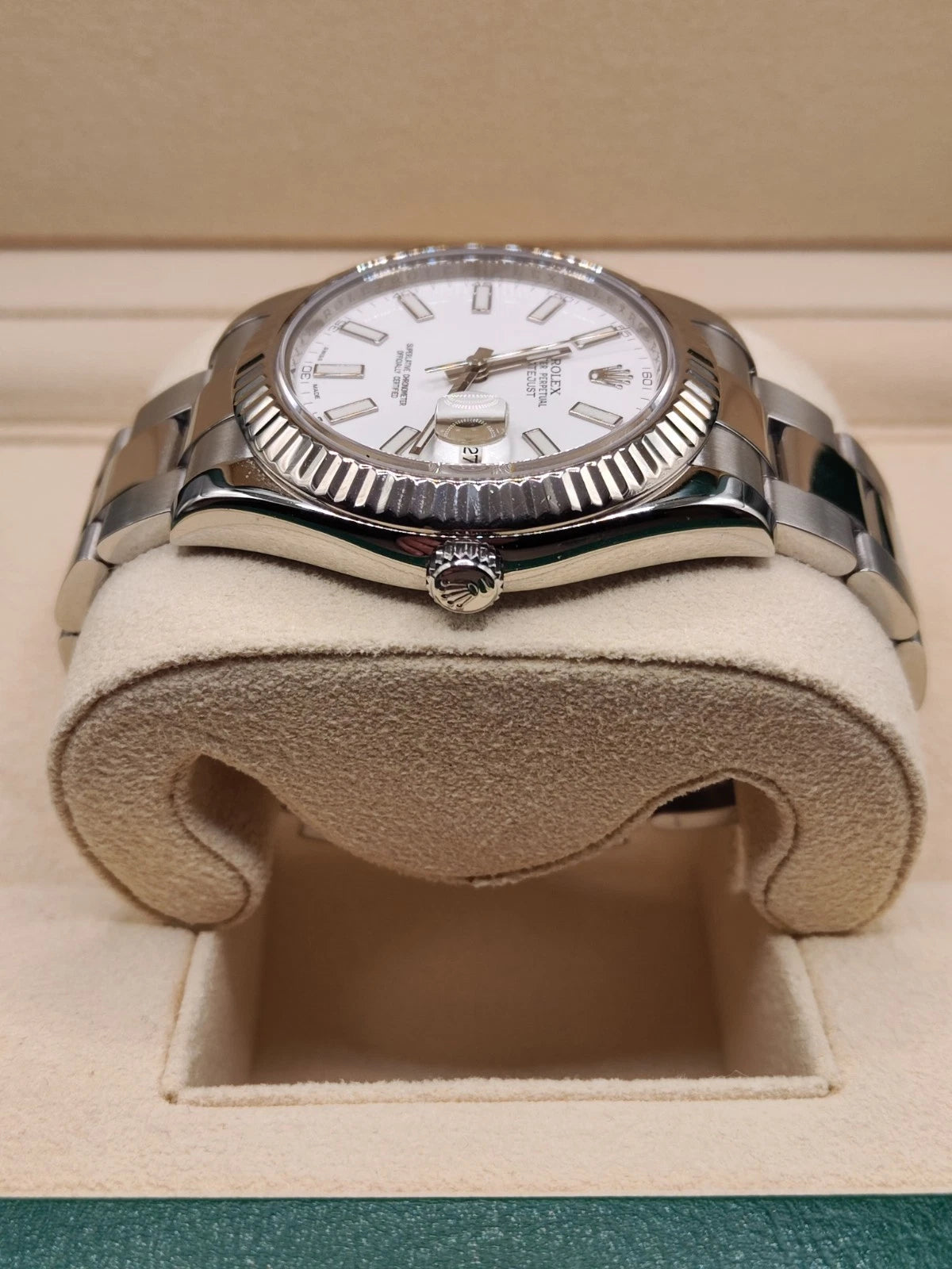 Rolex Datejust II - mit 750 Weißgold Lünette - 41mm - Automatik Uhr