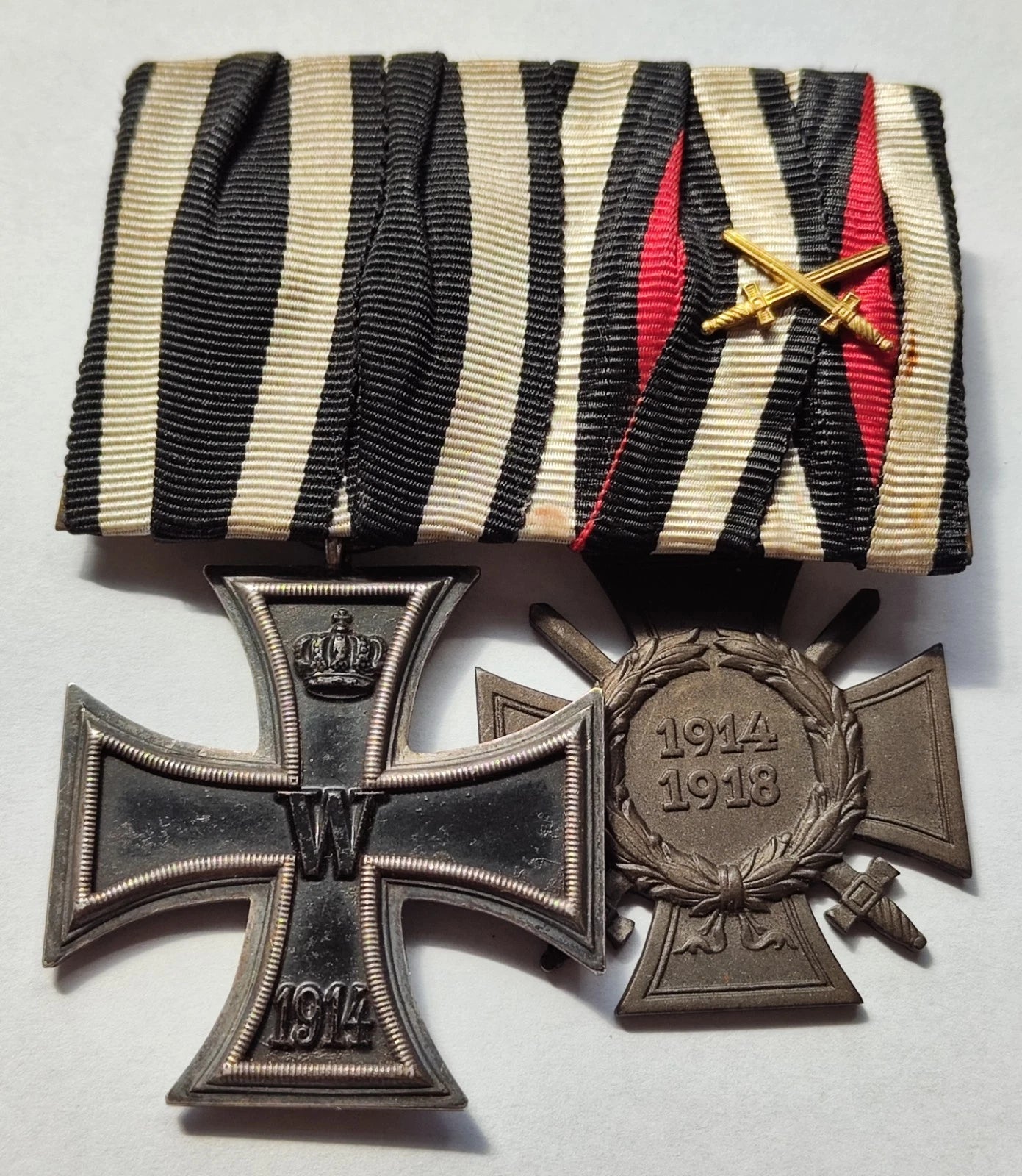 2 ORDEN - EISERNES & FRONTKÄMPFER KREUZ - SPANGE