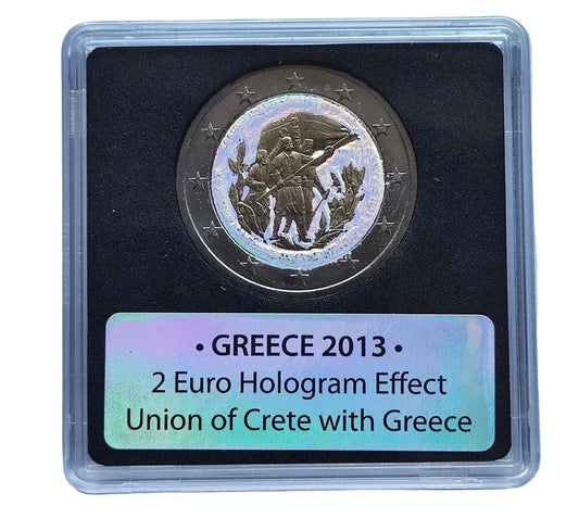 2 Euro Münze - Griechenland 2013 - Hologramm Effekt