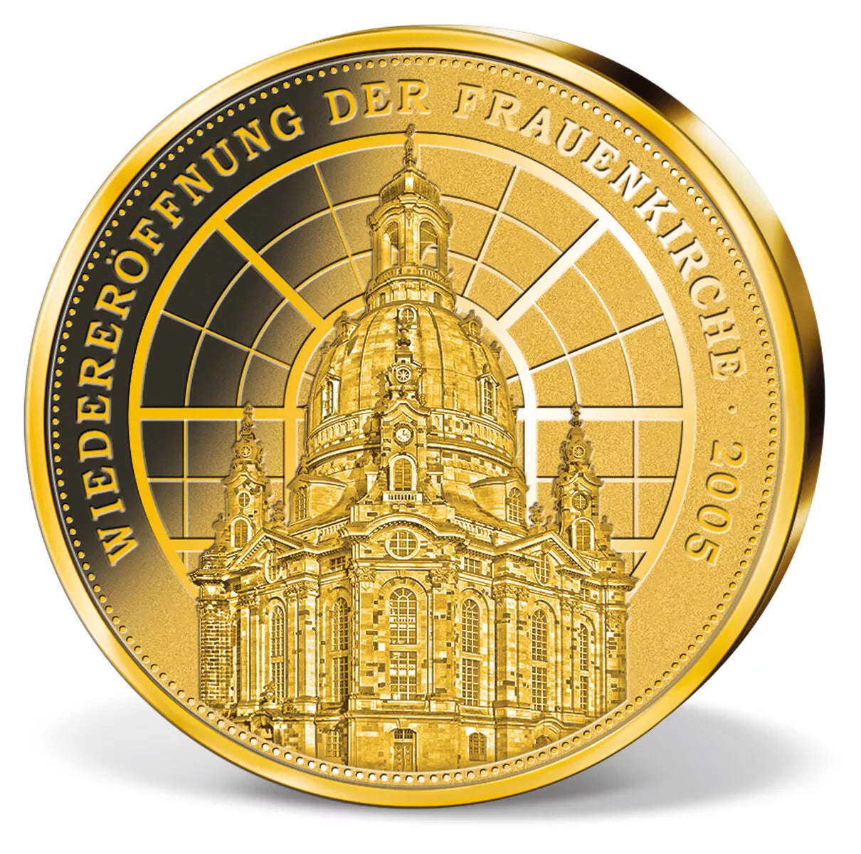 1/200 UNZE GOLD - FRAUENKIRCHE IN DRESDEN
