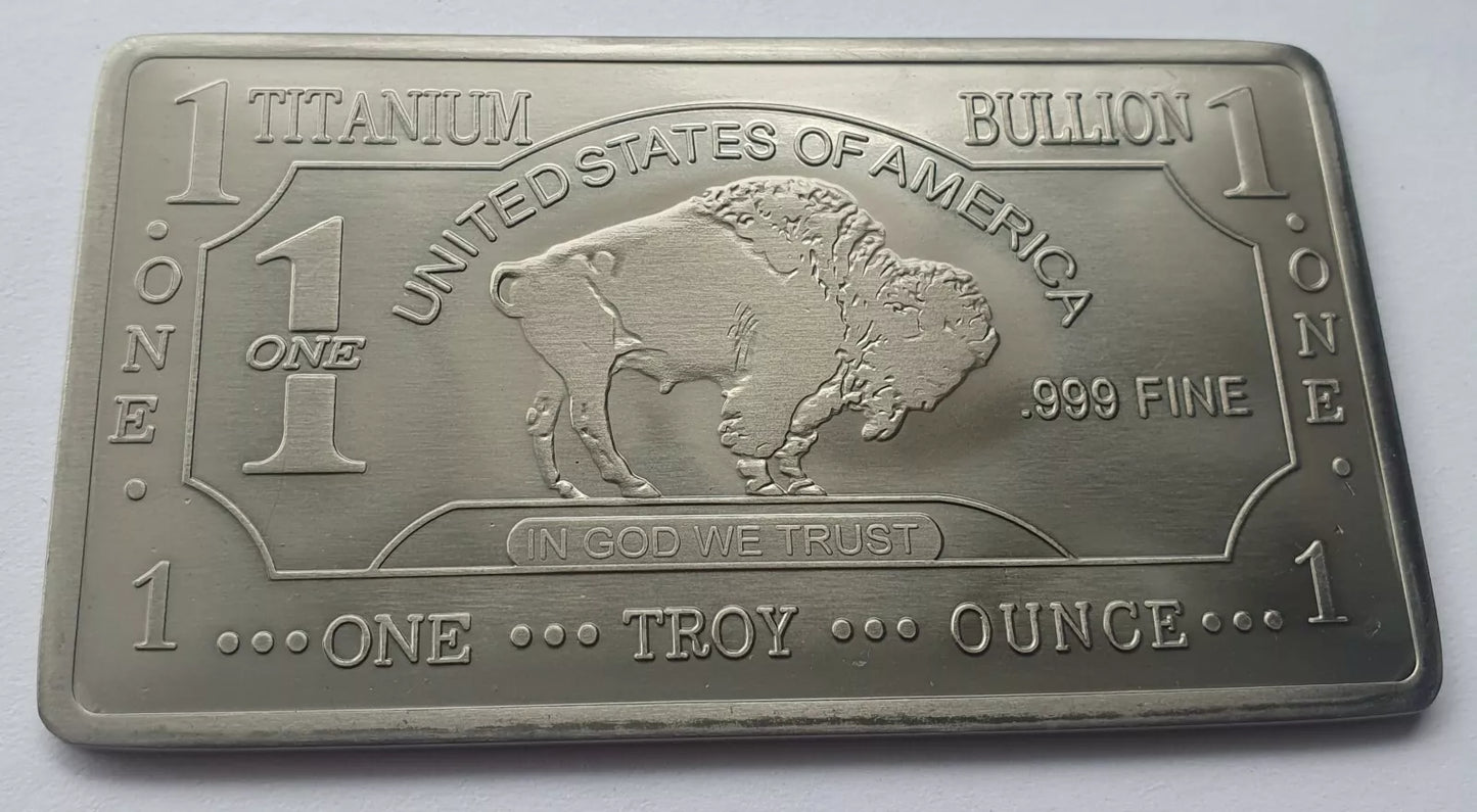 1 UNZE TITANIUM BARREN - USA BUFFALO