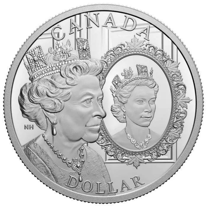SILBERMÜNZE - QUEEN ELIZABETH II. 2022 - SELTEN