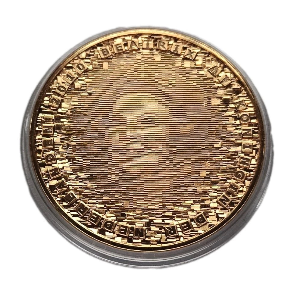 5 Euro Münze - Niederlande - 150. Jahrestag von "Max Havelaar" 2010  - 24 Karat vergoldet