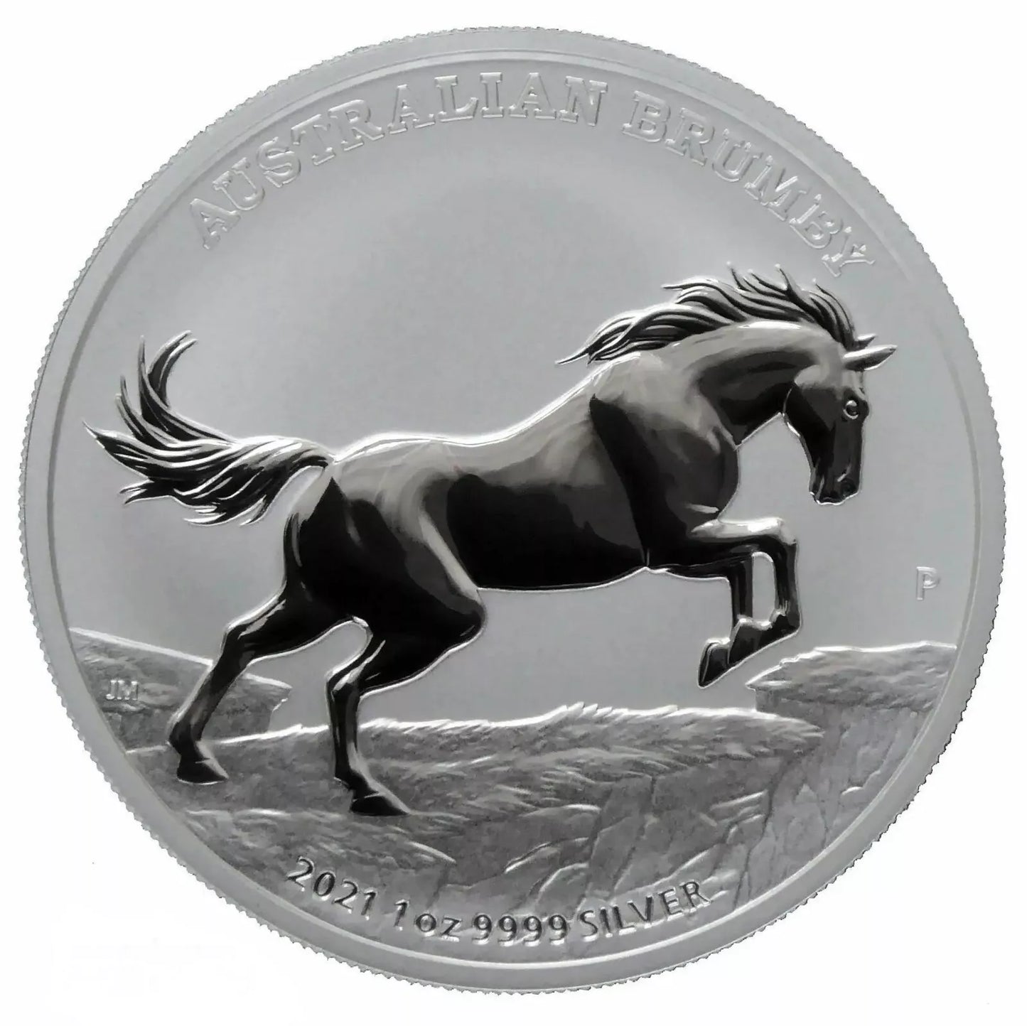 1 UNZE 999 SILBER - LUNAR PFERD / MUSTANG 2021 - SILBERMÜNZE